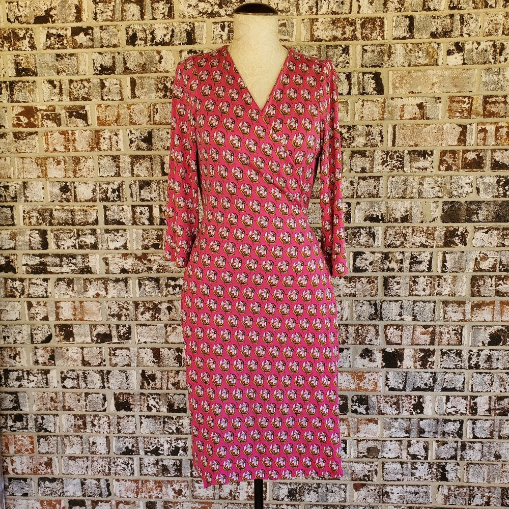 DVF Diane Von Furstenberg Jeanne Wrap Dress 12